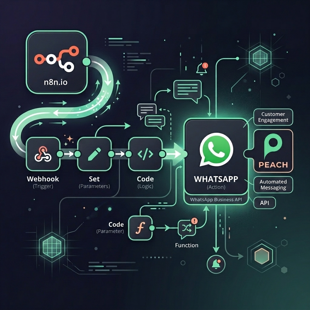 5 Ways to Automate WhatsApp Workflows Using n8n and Peach